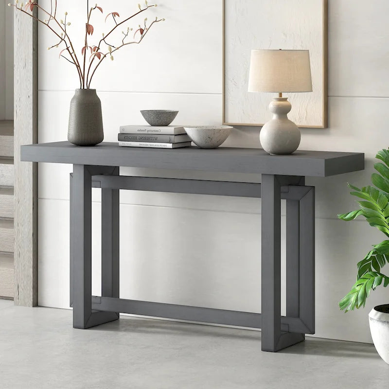 Console Minimaliste Gris Foncé / Marine / Gris / Noir