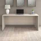 Bureau crédence moderne Noyer américain / Chêne sable / Gris orage / Noyer noir, 72"L x 24"P, Monoposte