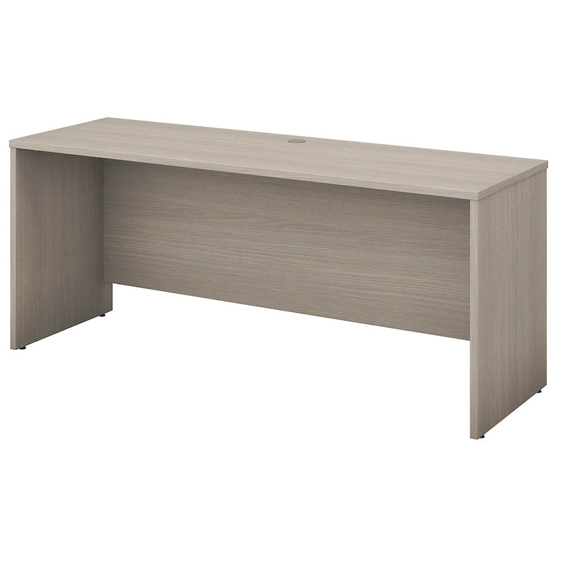 Bureau crédence moderne Noyer américain / Chêne sable / Gris orage / Noyer noir, 72"L x 24"P, Monoposte