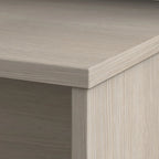Bureau crédence moderne Noyer américain / Chêne sable / Gris orage / Noyer noir, 72"L x 24"P, Monoposte