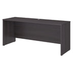 Bureau crédence moderne Noyer américain / Chêne sable / Gris orage / Noyer noir, 72"L x 24"P, Monoposte