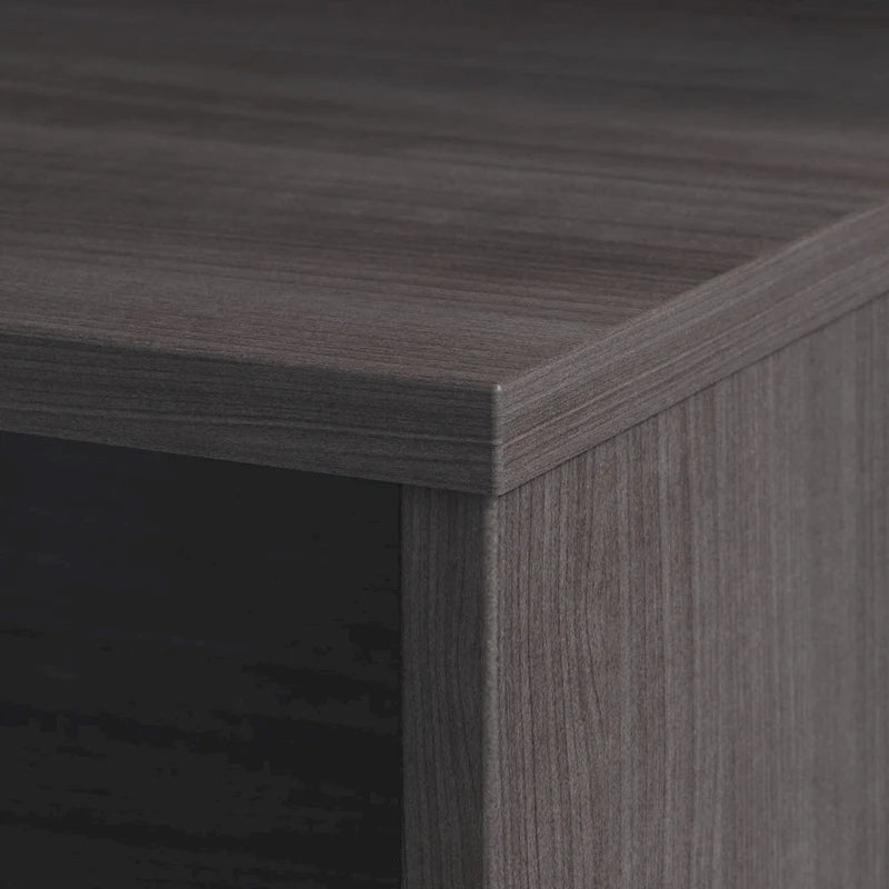 Bureau crédence moderne Noyer américain / Chêne sable / Gris orage / Noyer noir, 72"L x 24"P, Monoposte