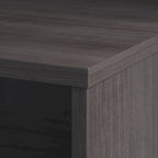 Bureau crédence moderne Noyer américain / Chêne sable / Gris orage / Noyer noir, 72"L x 24"P, Monoposte