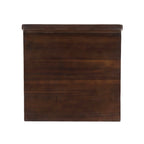 Tabourets de bar en bois d'acacia marron/gris, lot de 2, hauteur bar