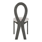 Ensemble table de salle à manger à tréteaux gris/marron pour 6 personnes, avec 6 chaises rembourrées