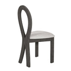 Ensemble table de salle à manger à tréteaux gris/marron pour 6 personnes, avec 6 chaises rembourrées