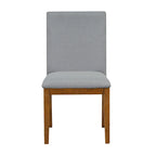 Ensemble de salle à manger extensible rustique marron/naturel, 7 pièces, 6 places