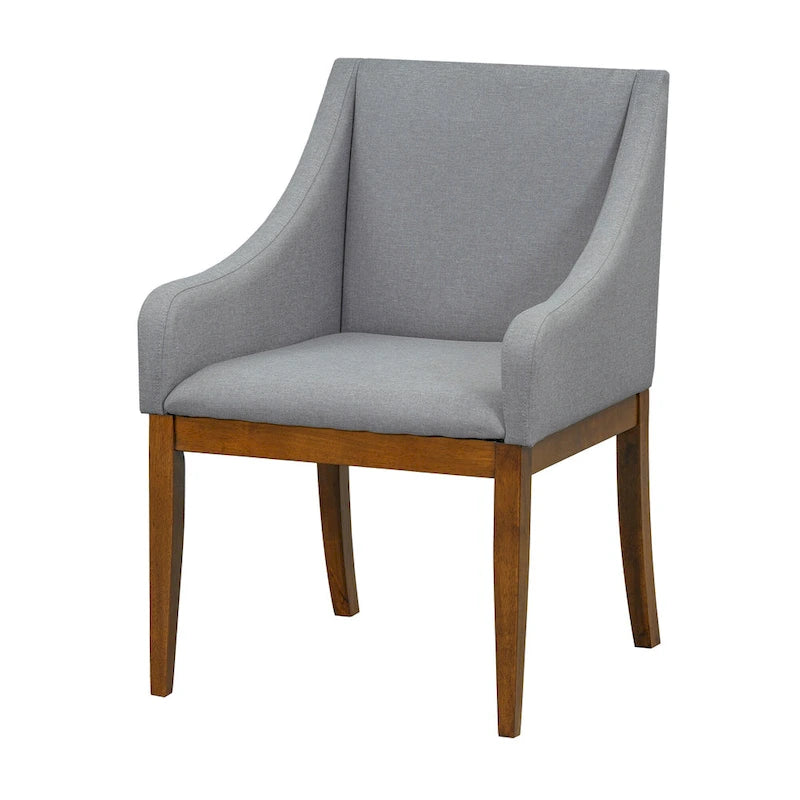 Ensemble de salle à manger extensible rustique marron/naturel, 7 pièces, 6 places