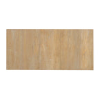 Ensemble de salle à manger extensible rustique marron/naturel, 7 pièces, 6 places