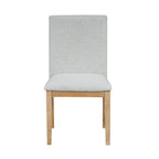 Ensemble de salle à manger extensible rustique marron/naturel, 7 pièces, 6 places