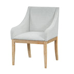 Ensemble de salle à manger extensible rustique marron/naturel, 7 pièces, 6 places