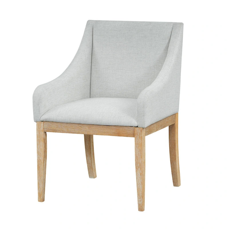 Ensemble de salle à manger extensible rustique marron/naturel, 7 pièces, 6 places