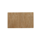 Table à manger extensible marron/gris naturel avec rallonge papillon, 6 à 8 places