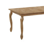 Table à manger extensible marron/gris naturel avec rallonge papillon, 6 à 8 places