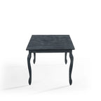 Table à manger extensible marron/gris naturel avec rallonge papillon, 6 à 8 places