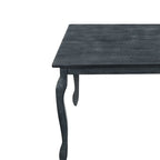 Table à manger extensible marron/gris naturel avec rallonge papillon, 6 à 8 places
