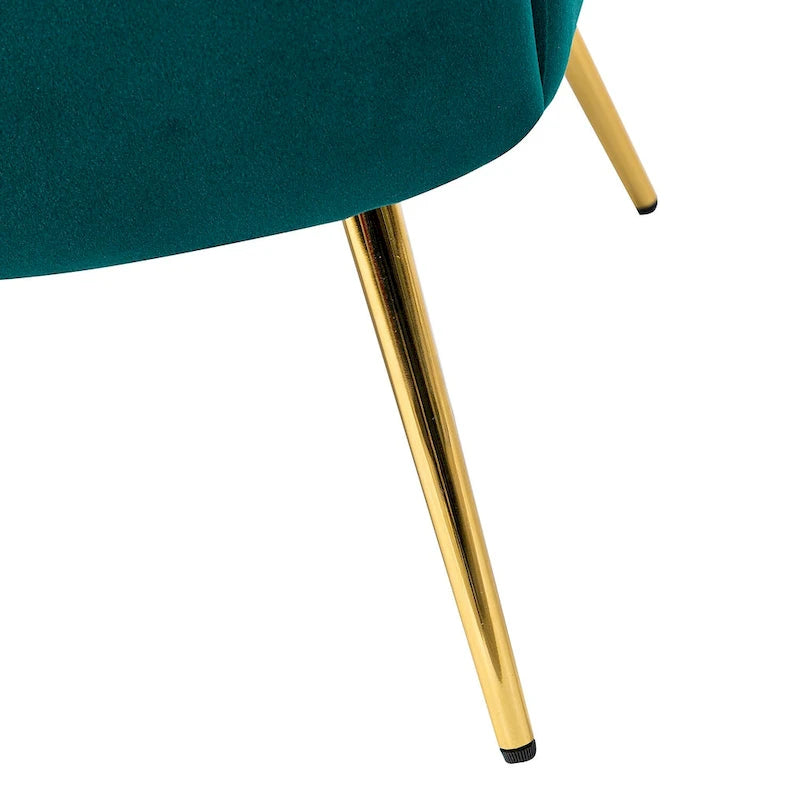 Ensemble salon 3 pièces en velours – 1 causeuse et 2 fauteuils, plusieurs coloris