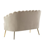 Ensemble salon 3 pièces en velours – 1 causeuse et 2 fauteuils, plusieurs coloris