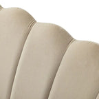 Ensemble salon 3 pièces en velours – 1 causeuse et 2 fauteuils, plusieurs coloris