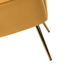 Ensemble salon 3 pièces en velours – 1 causeuse et 2 fauteuils, plusieurs coloris