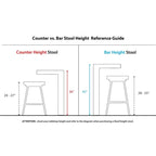 Tabouret de bar pivotant en similicuir crème/marron/gris, pieds en bois, lot de 2