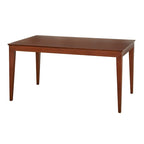 Table à manger rectangulaire en noyer, style Mid-Century, 6 places