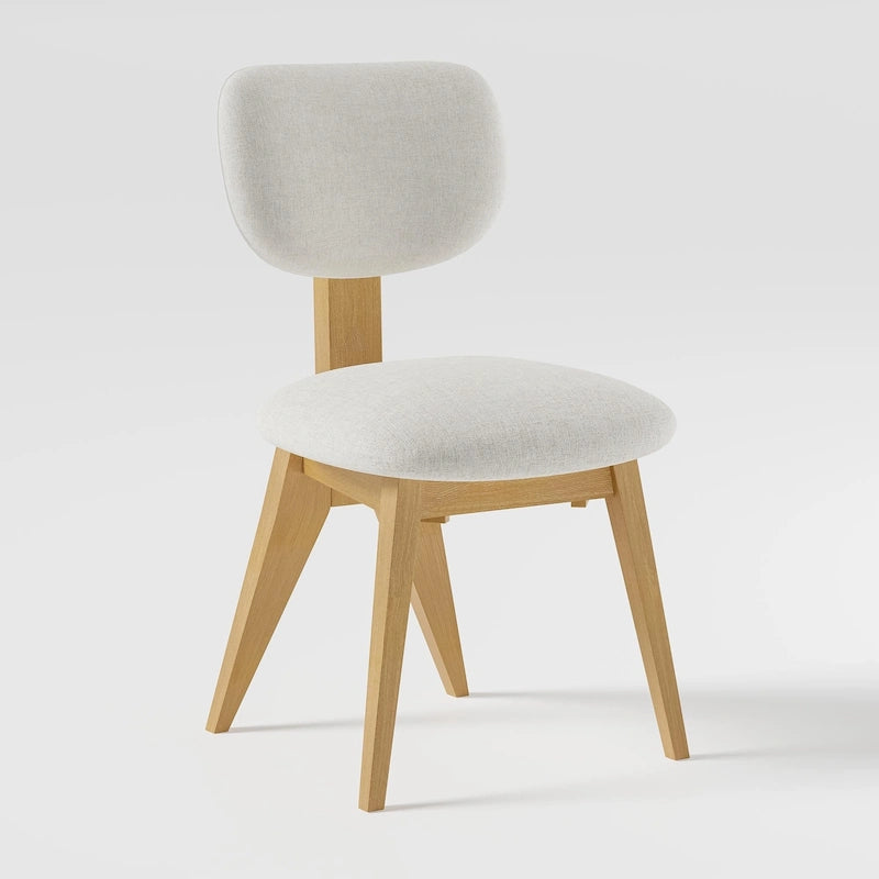 Chaise de salle à manger en bois / bois massif noir, style scandinave, lot de 2
