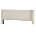 Lit plateforme capitonné en velours côtelé gris / rose / bleu / beige avec tête de lit, grand lit, 1 personne