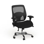 Chaise de bureau ergonomique à dossier haut en maille noire, utilisation 24h/24 et 7j/7, 1 personne, 227 kg