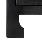 Table de chevet côtière en rotin 1 tiroir 1 porte – Naturel / Blanc / Gris bleu / Noir