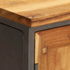 Buffet simple marron de style industriel