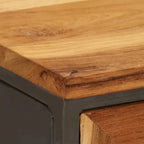 Buffet simple marron de style industriel