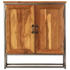 Buffet simple marron de style industriel