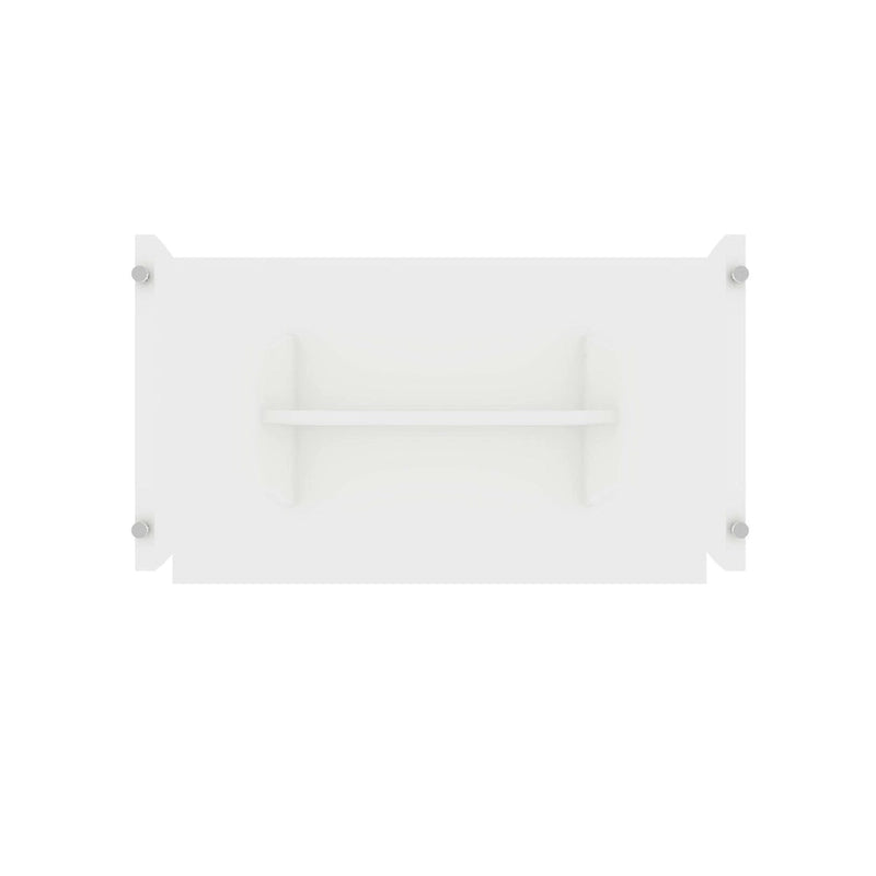Table de salle à manger moderne du milieu du siècle pour 6 personnes, gris et blanc